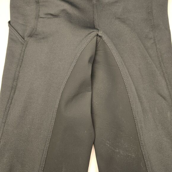 Kerrits Pants Women's Size Large Black Pull On Stretch Horse Riding Equestrian - Picture 5 of 8